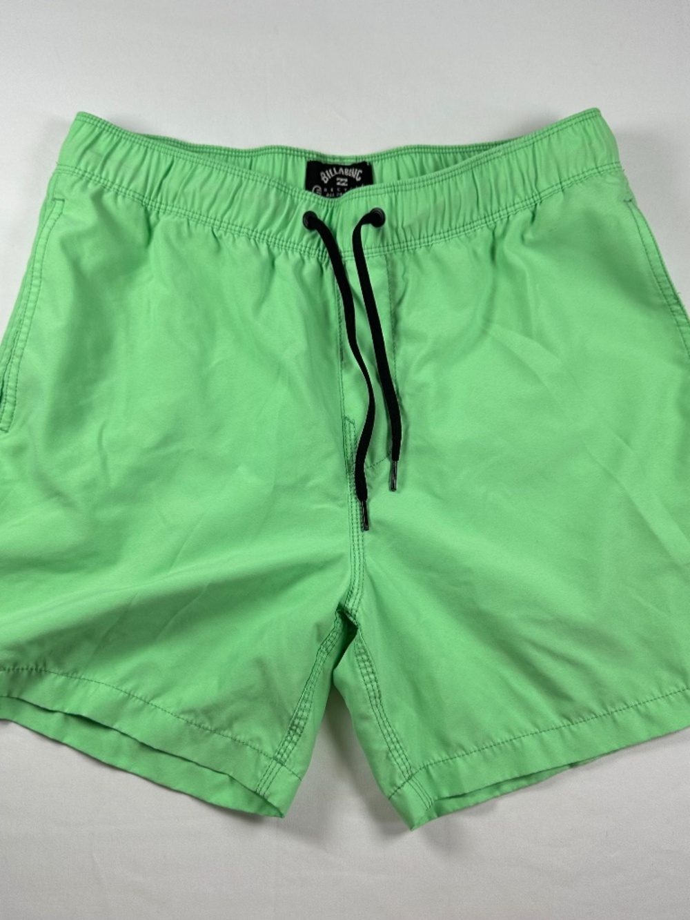 Billabong "All Day Layback" Men's Swim Trunks Boardshorts Green Size Small
